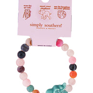 Simply Southern Elephant Tracking Bracelet Mulitcolor