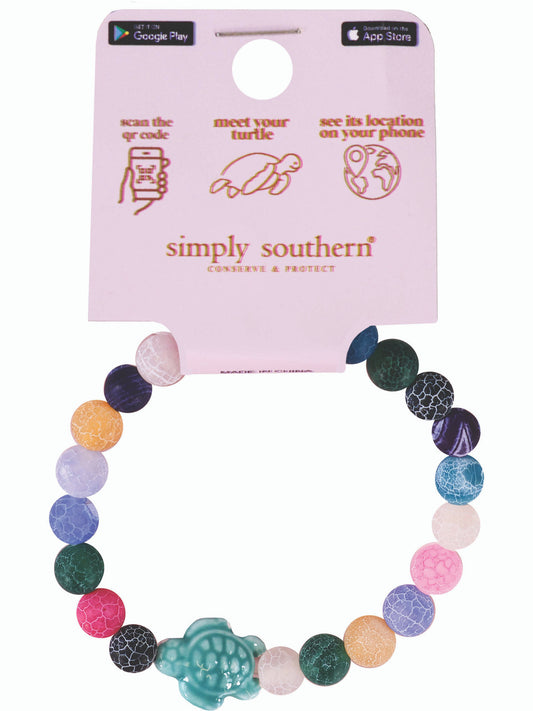 Simply Southern Sea Turtle Tracking Bracelet Mulitcolor