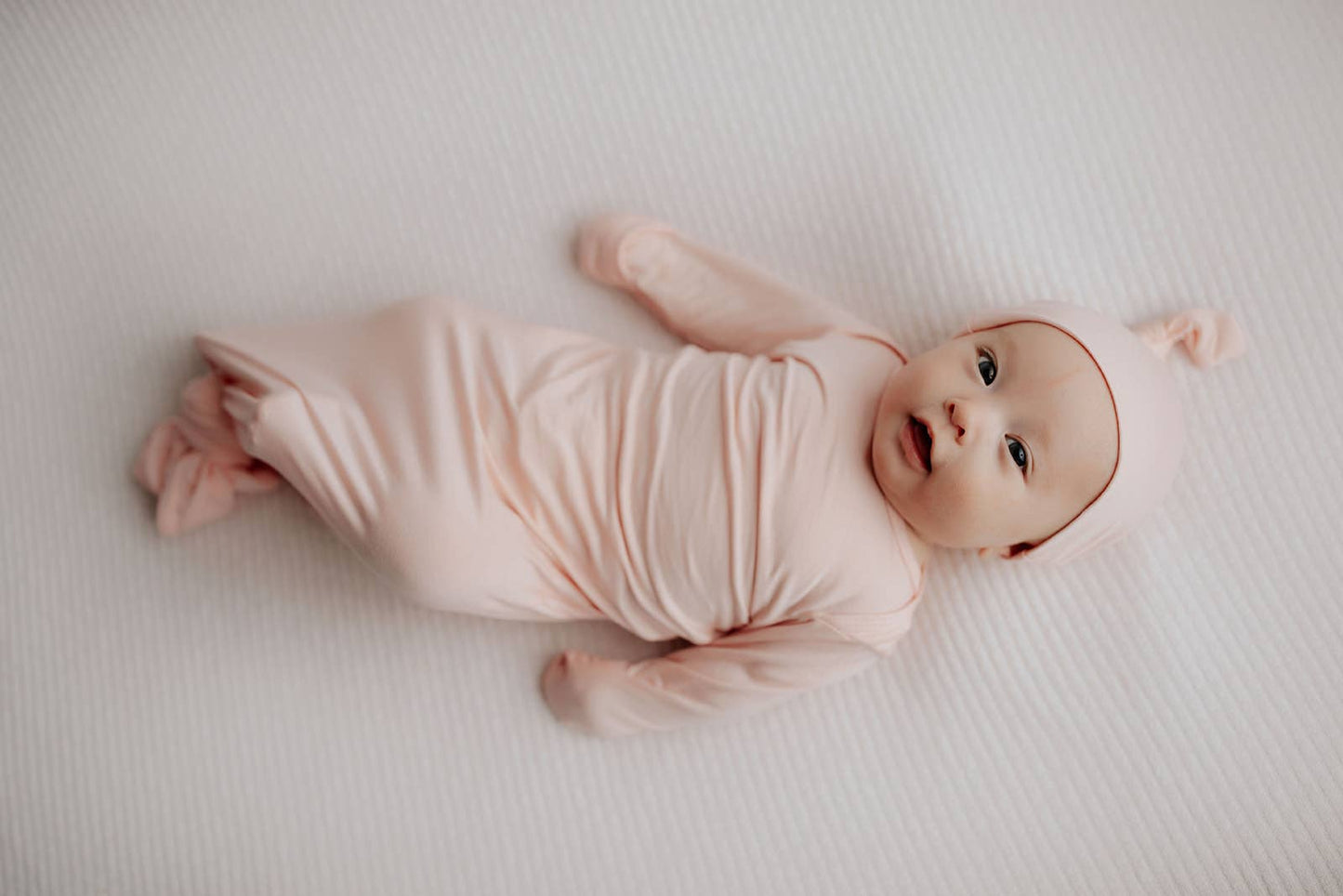 Heavenly Pink Knotted Gown & Bow