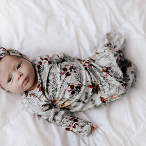 Floral Flower Knotted Gown