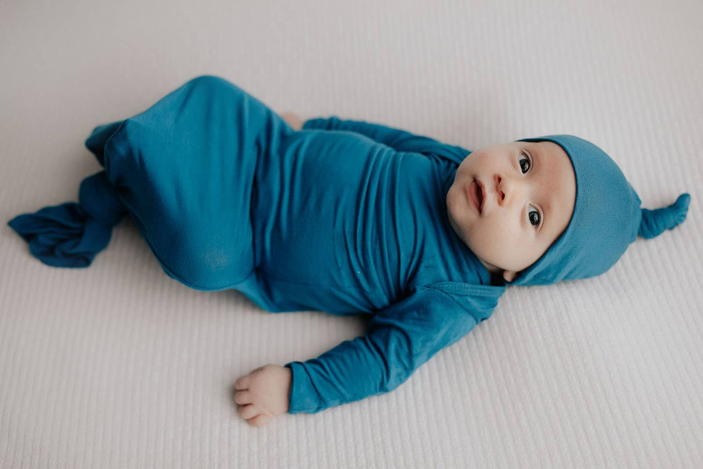 Blue Knotted Gown