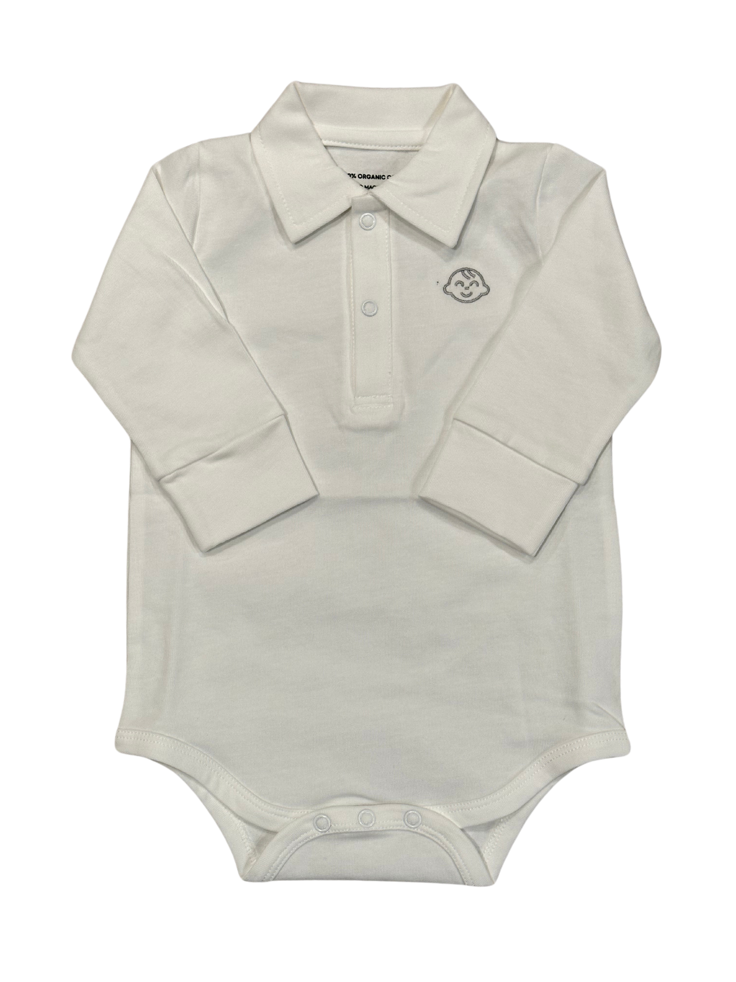 Tasty Tie® - Organic Collared Baby Boy Bodysuit