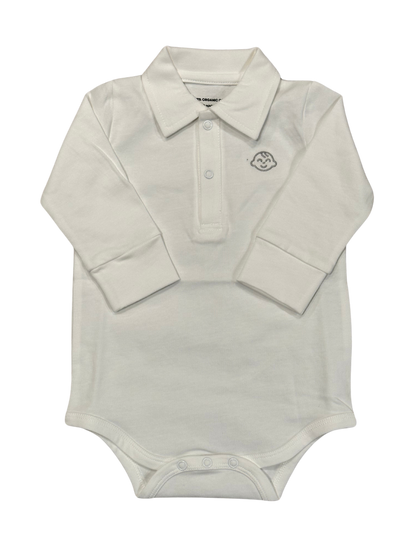 Tasty Tie® - Organic Collared Baby Boy Bodysuit