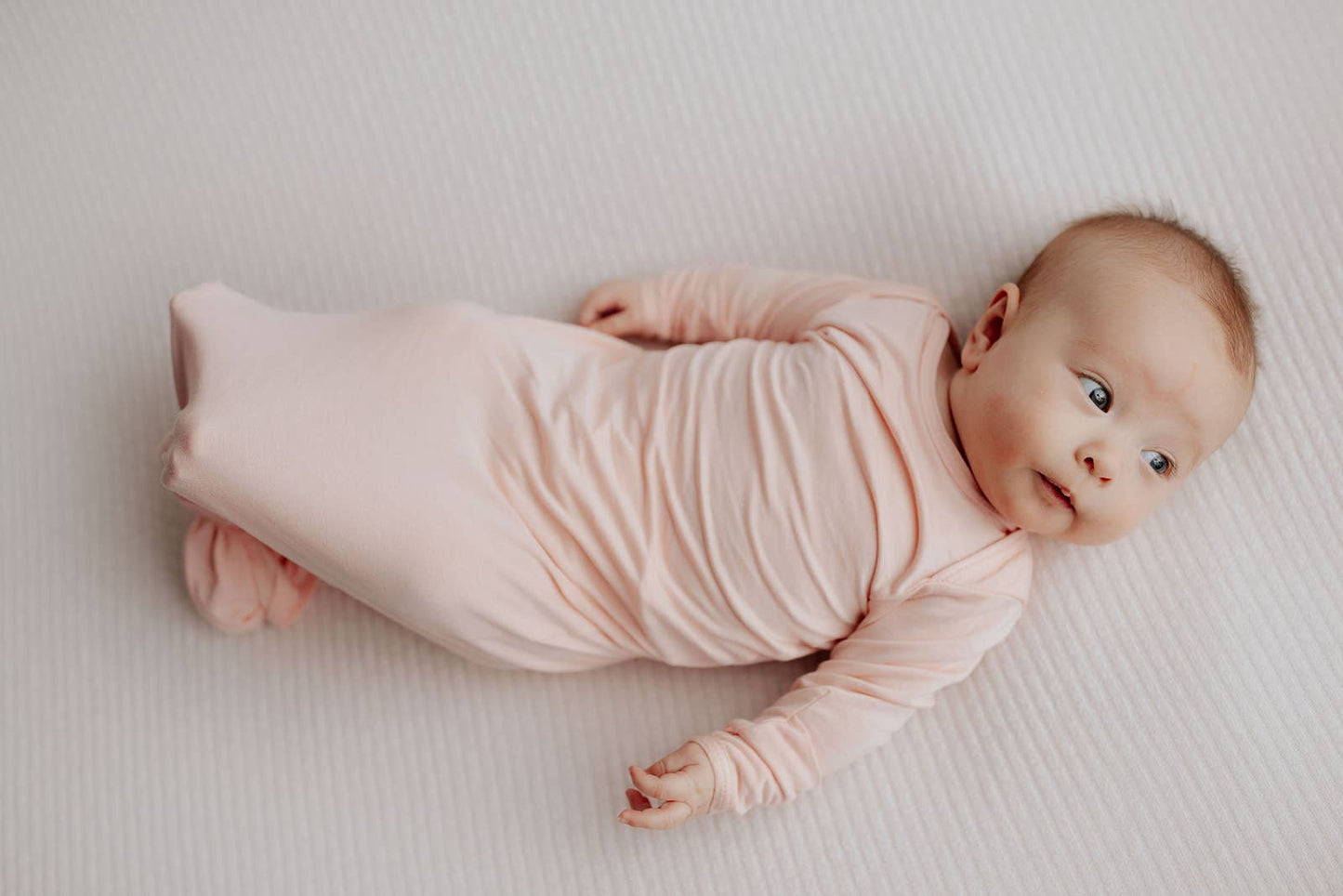 Heavenly Pink Knotted Gown & Bow